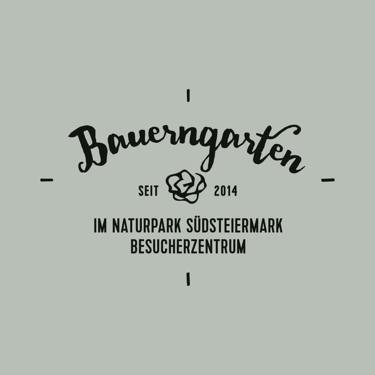 Bauerngarten / Natupark Südsteiermark – Grafik, Logo, Design
